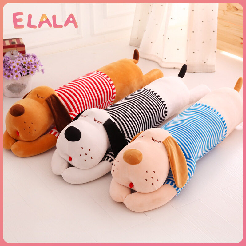 【ELALA】Papa Gối Ôm Chó Ngủ Dài Đồ Chơi Nhồi Bông Búp Bê Chó Rag Con Búp Bê Gối Lười Dễ Thương Cho Bé