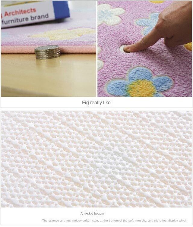 Bathroom absorbent mat bedroom floor mat door foot Mat toilet door mat non-slip home kitchen carpet