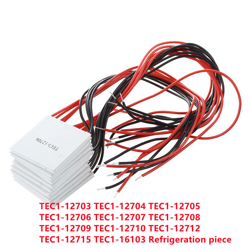 Thermoelectric Cooler TEC1-12706 12703 12704 12705 12708 12709 12710 12712  12715 Cooling Plate Peltier 40*40MM 12V Peltier Elemente Module  Semiconductor Refrigeration | Lazada 10 cold parts TEC1-12712 40*40mm TEC1-12712
