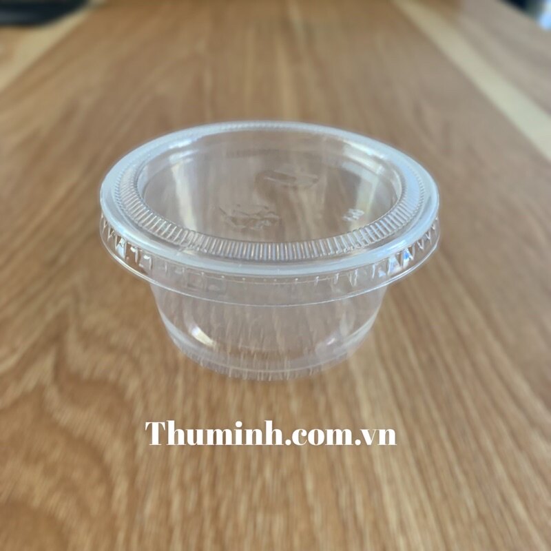 Lốc 100 hũ đựng sốt nước chấm 2oz 60ml