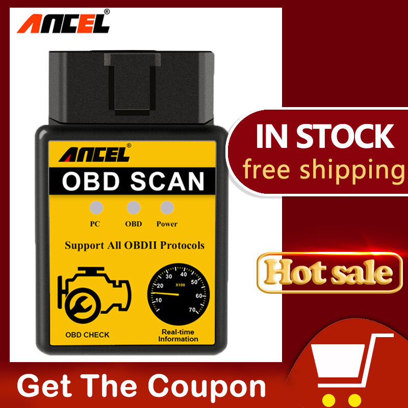 Ancel OBD2 Scanner V1.5 - Bluetooth Diagnostic Tool