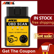 Ancel OBD2 Scanner V1.5 - Bluetooth Diagnostic Tool