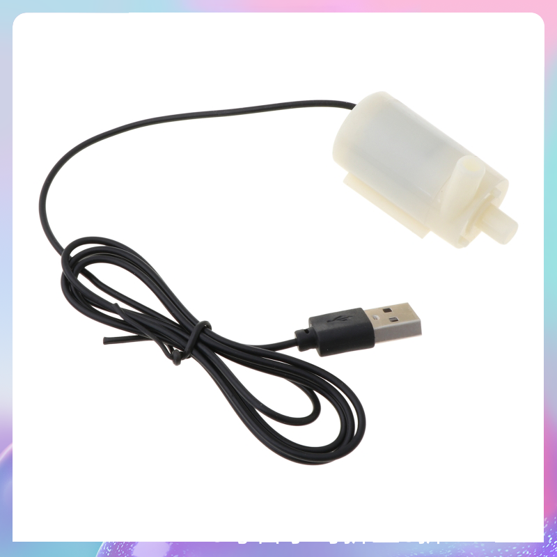 Máy bơm nước chìm siêu nhỏ cho bể cá bể cá Bộ sạc DC 5V 2-3L/PHÚT động cơ nhỏ phụ kiện máy bơm nước