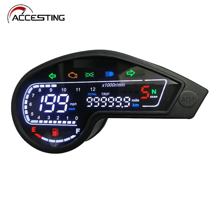 New Motorcycle Digital LED Odometer Speedometer Tachometer for Honda NXR150 125 Bros 2003-2014 CRV XR150 GY200 Mexico Brazil Motorcycle Kits ราคา 1,220 บาท*ส่งฟรี