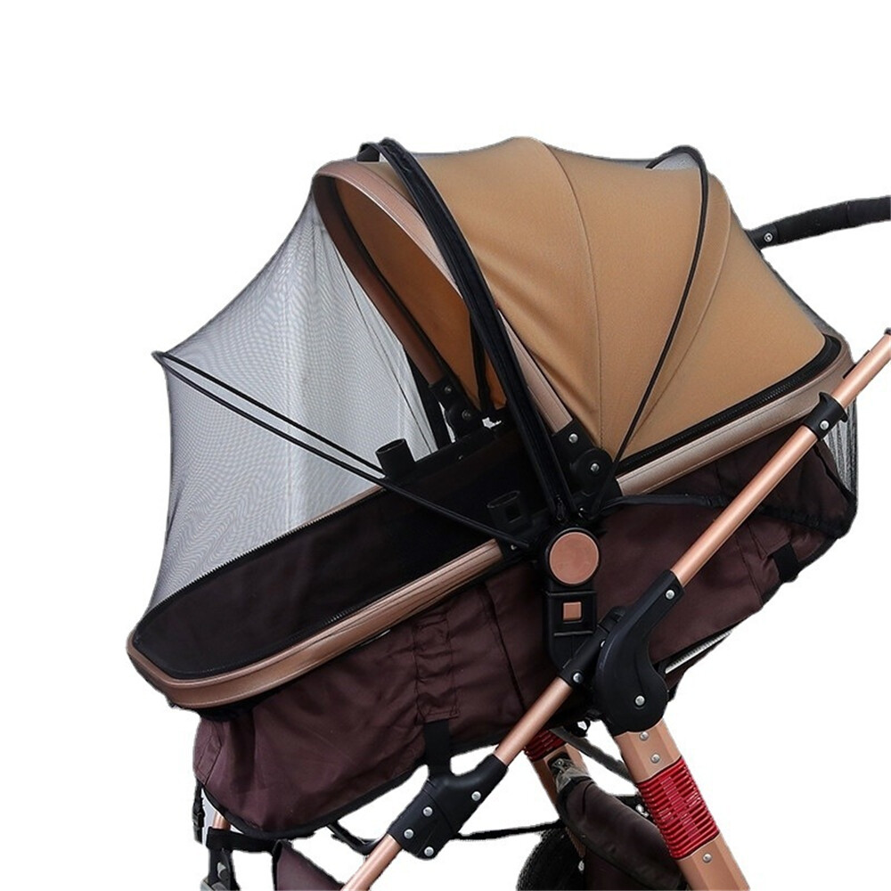 Lưới xe đẩy muỗi cho bé, lưới chống muỗi kép có khóa kéo gấp gọn thoáng khí, cho cũi, lưới chống muỗi có thể kéo dài, lưới côn trùng ghế ô tô cho trẻ sơ sinh, lắp đặt dễ dàng