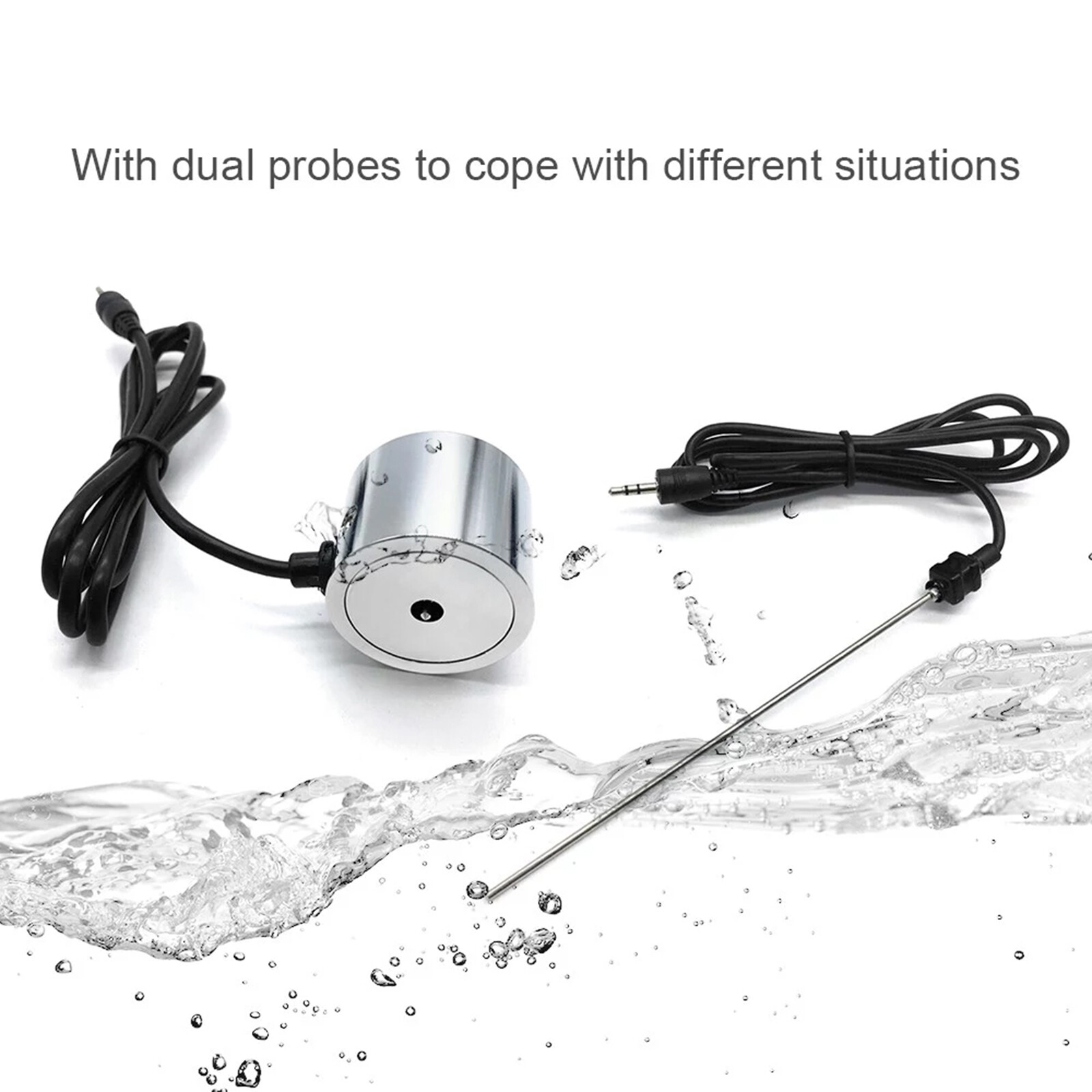 Máy dò rò rỉ ống nước bộ phụ kiện màn hình rò rỉ ống nước cường độ cao kèm tai nghe