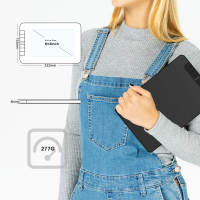 VEIKK VK640 6 x 4 inch Professional OSU Tablet Digital Drawing Writing Pad Graphic Pen Tablet with Battery-free Passive Pen(16384 Levels Pressure Sensitivity)