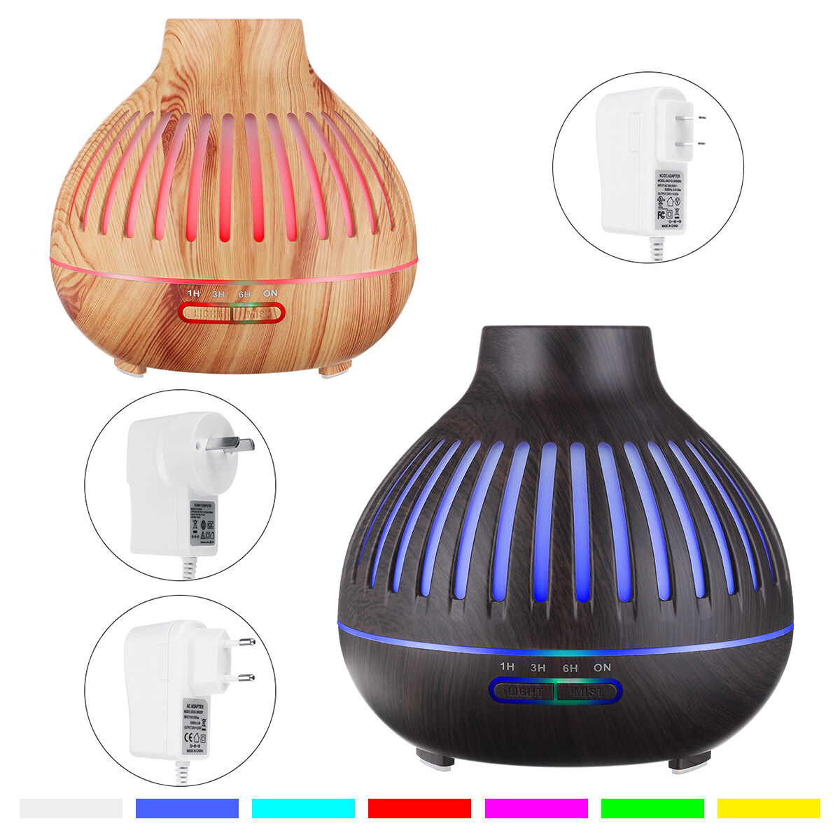 Generic Ultrasonic Air Humidifier Aroma Essential Oil Diffuser 7