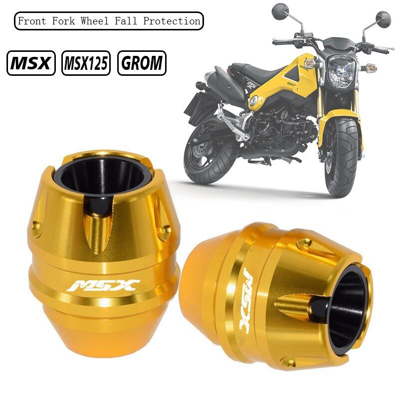 For Honda Msx125 GROM MSX 125 Accessorie Front Fork Wheel Fall Protection