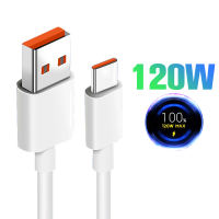 FONKEN Cáp Dữ Liệu Sạc Nhanh TYPE-C Xiaomi 6A 120W Cho Mi11 MI10 Mi9 MIX3 Redmi K50 K40 Pro K20 Note10 9T 8 Pro 7 Dây Cáp Sạc Nhanh Usb C