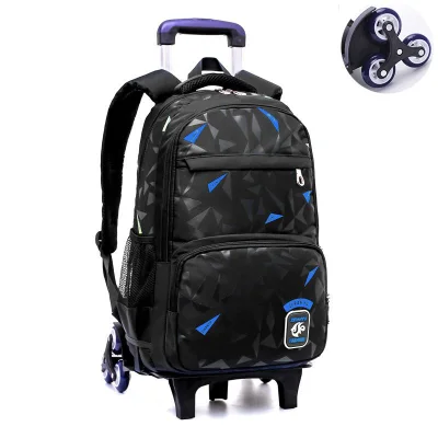 Middle School Students Trolley Bag Six Wheels Climbing Stairs 3-6 Grade Boys 8-12 Years Old Primary School Backpack (2)