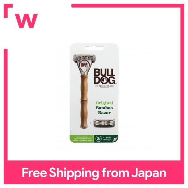 Bulldog Original Bamboo Razor + 1 Refill