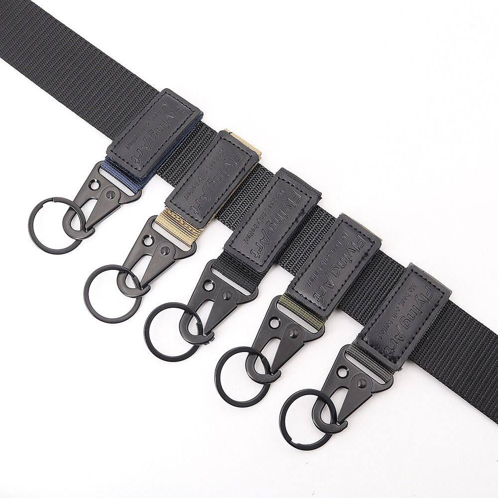 Ushila D-loại đa chức năng móc khóa Ribbon khóa vải Đai Kẹp đeo điện thoại