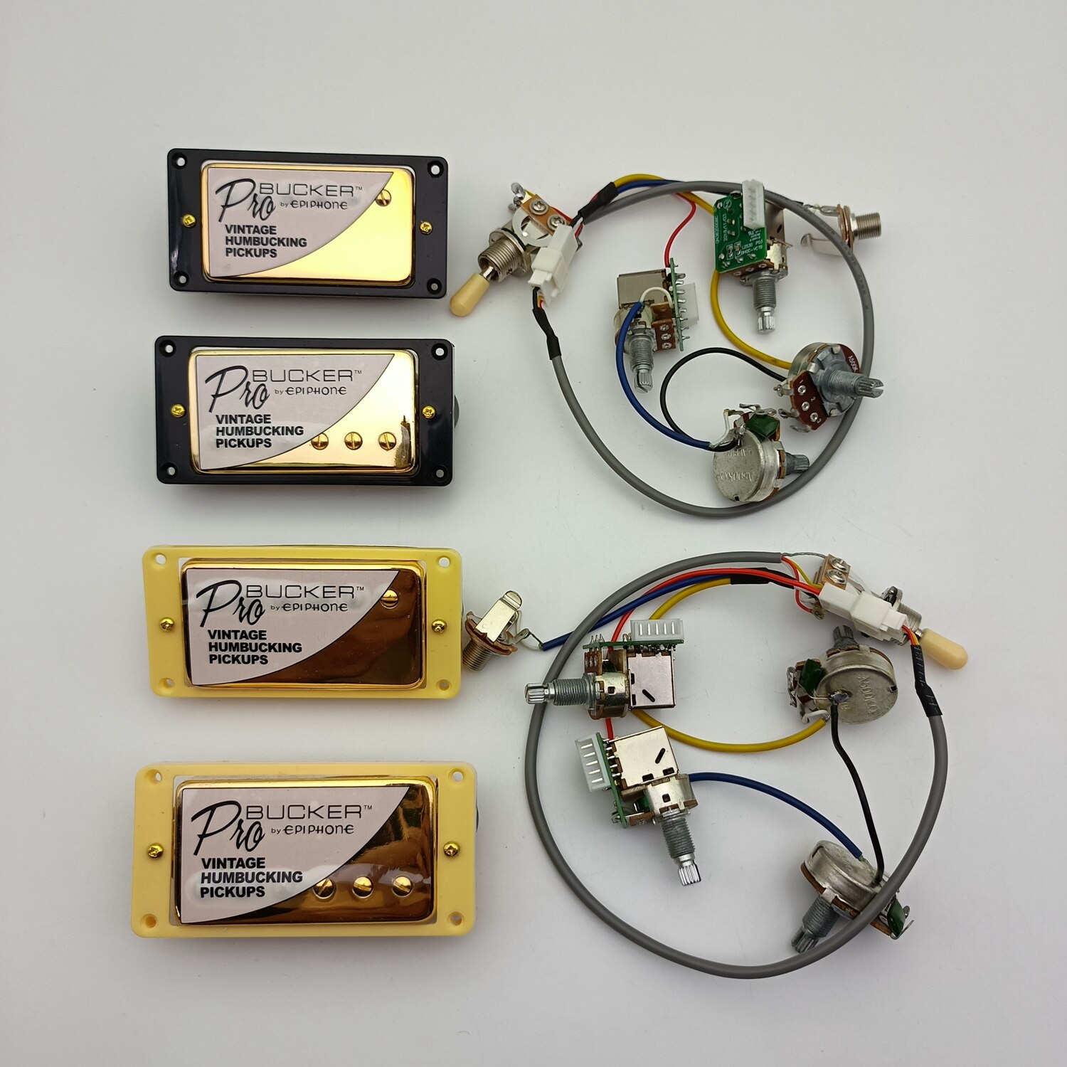 Xe bán tải epiphone alnico cổ điển xe bán tải chuyên nghiệp xe bán tải cổ điển xe bán tải công tắc kéo đẩy bộ dây điện với bảng mạch