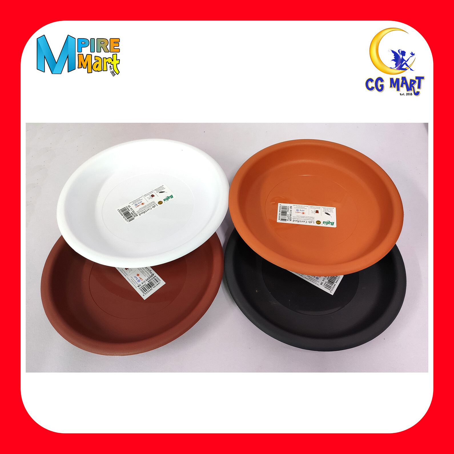 Baba Plastic Flower Pot Saucer Pasu Pelapik Plastik No 922 1 Pcs Lazada