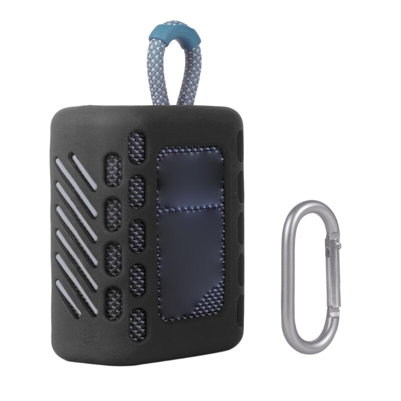 Bao Da Bảo Vệ Bằng Silicon Chống Bụi Nhiều Màu Với Móc Đa Năng Dành Cho-JBL GO 3 Go3 Bluetooth Tương Thích