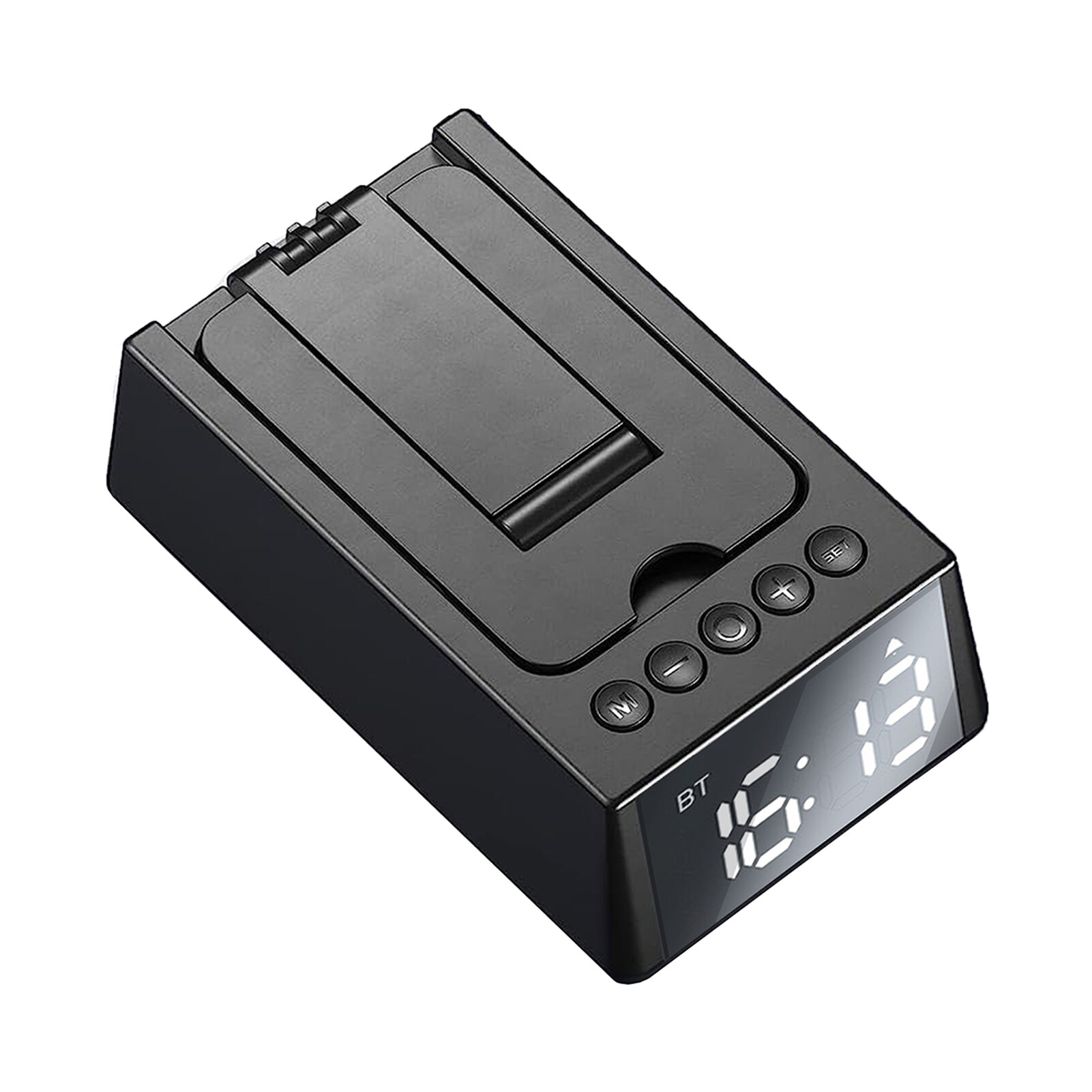 Lm Bluetooth có thể gập lại Tương Thích Loa Loa Cho Nấu Ăn Và Video Đa Chức Năng Loa Bluetooth Với Giá đỡ điện thoại đồng hồ báo thức màn hình LED Chất Lượng âm thanh HD Hoàn Hảo