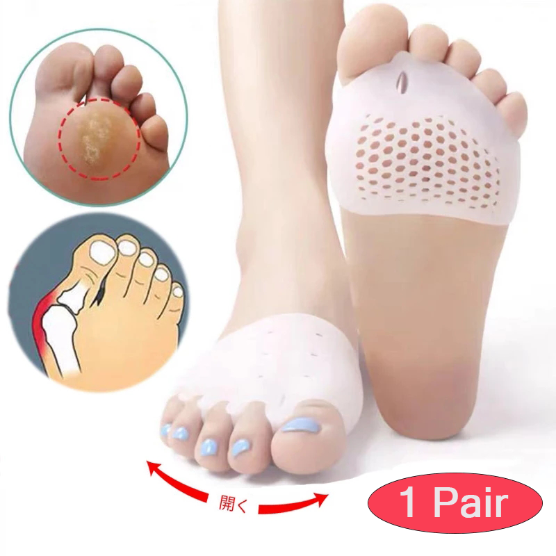 VTTO 1 Pair Silicone Bunion Corrector Toe Separator Bunions Toe Corrector Valgus For Toe Haluksy Finger Separator Hallux Valgus Corrector