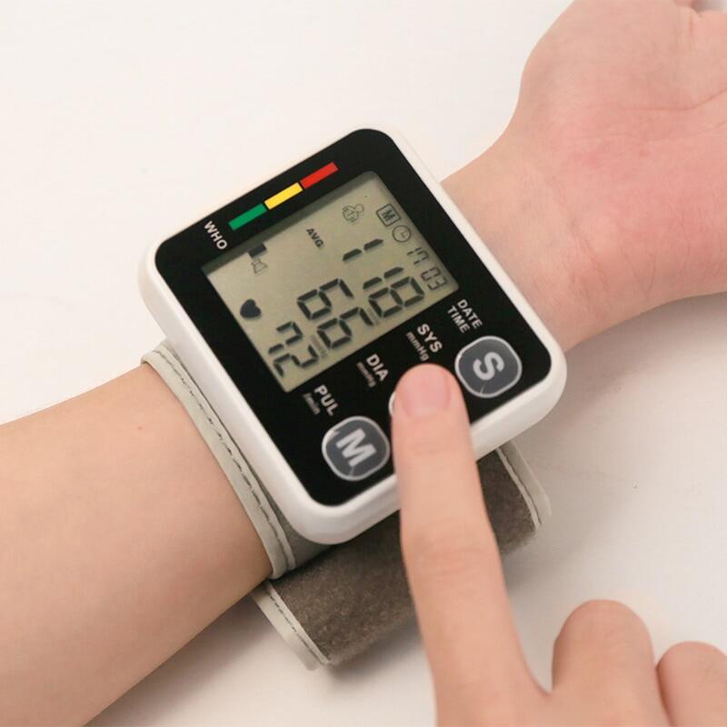 Y tế kỹ thuật số đeo tay máy đo huyết áp cánh tay tự động Máy đo huyết áp