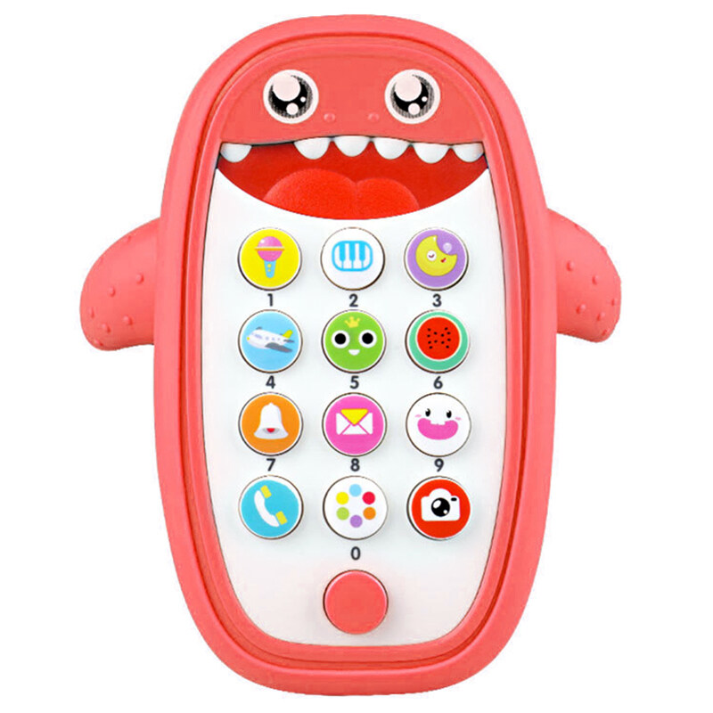 Baby Rattle Bed Toy English Phone Music Mobile for Kid Cartoon Stroller