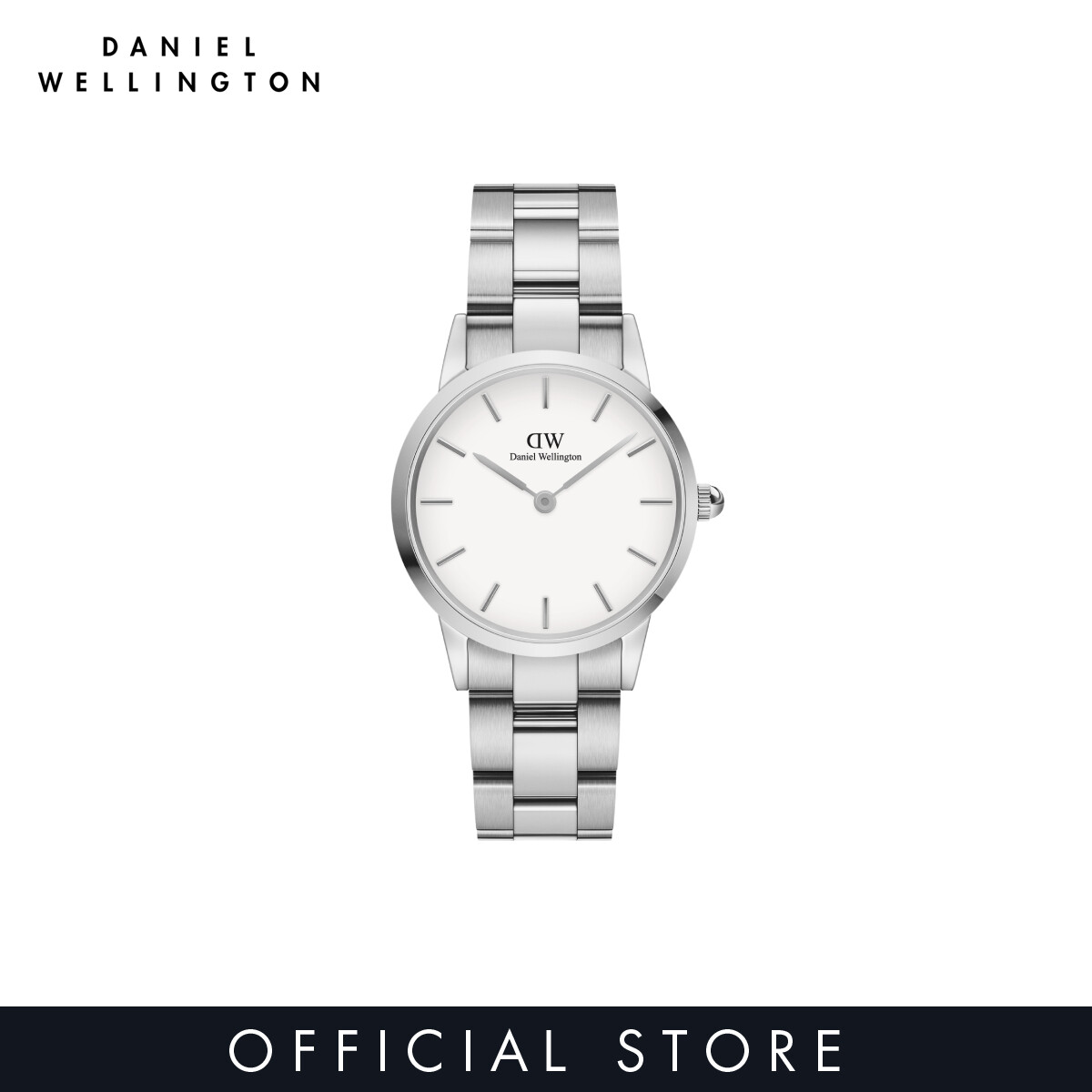 Daniel Wellington Iconic Link 28/32/36mm Silver / Watch for women / Watch for men / DW official