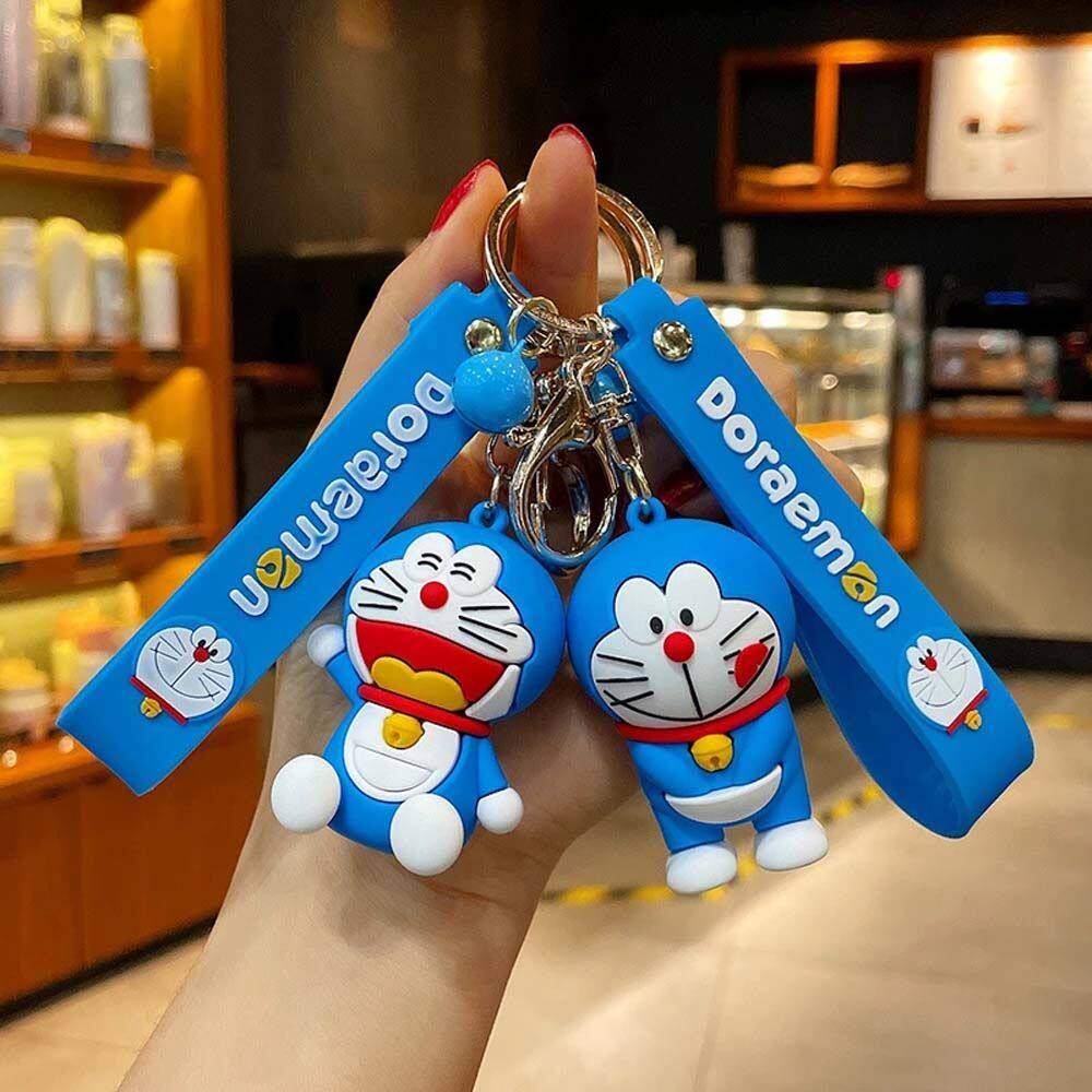 Yahuro phụ kiện cặp đôi dễ thương quà tặng trẻ em mặt dây chuyền xe hơi móc chìa khóa mèo móc khóa hoạt hình móc chìa khóa anime móc khóa doraemon
