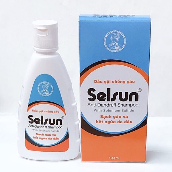 Dầu gội chống gàu Selsun.