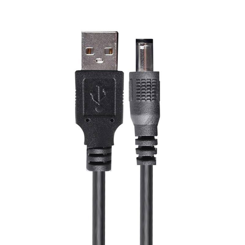 USBดีซีสำหรับผู้ชาย5.5X2.1มม.DC5V Powerเต้ารับไฟฟ้าสายอะแดปเตอร์เครื่องชาร์จสาย