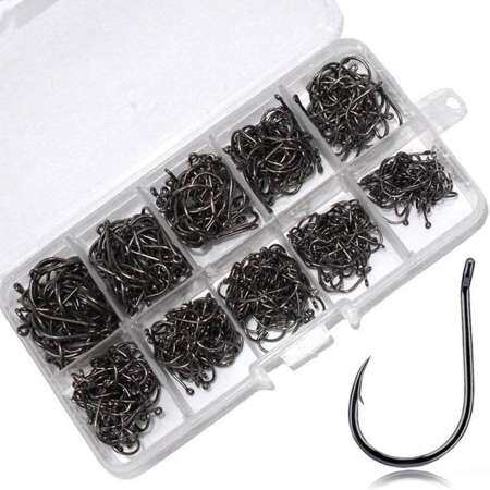 Strong Carbon Steel Circle Jig Hooks - 100Pcs China OEM