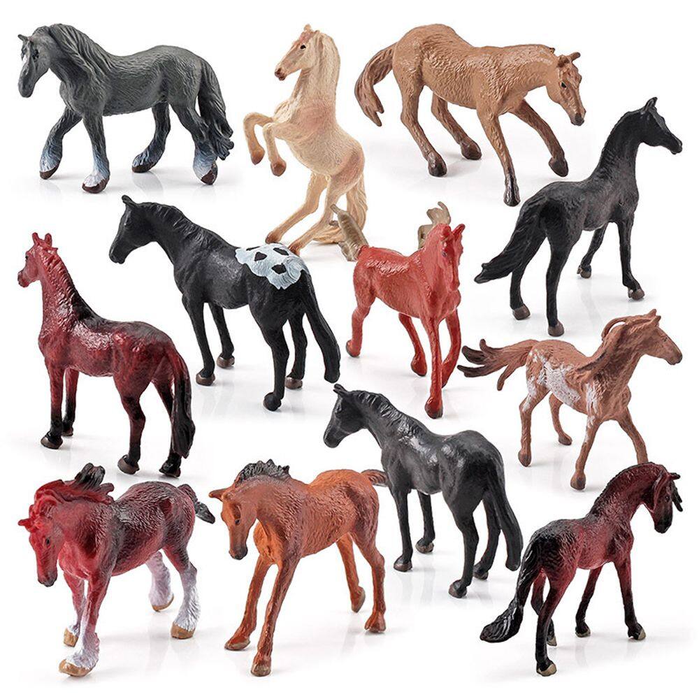 Outwit surveillance76ce4 trẻ em mô phỏng Pony tĩnh mô hình đồ chơi ngựa Mô