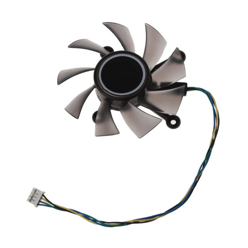 R128015su 75mm 4pin 4x43mm, quạt làm mát card đồ họa eah5830/6850/8600/9800 gts 260/450/460 hd7850