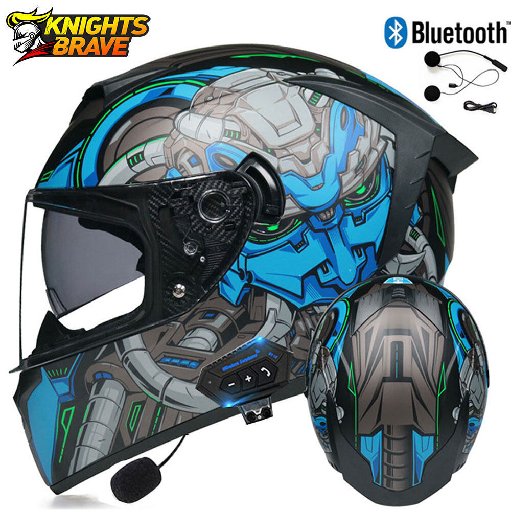 LVS Mũ bảo hiểm xe máy có thể bắt tín hiệu Bluetooth kép đầy đủ Mũ bảo