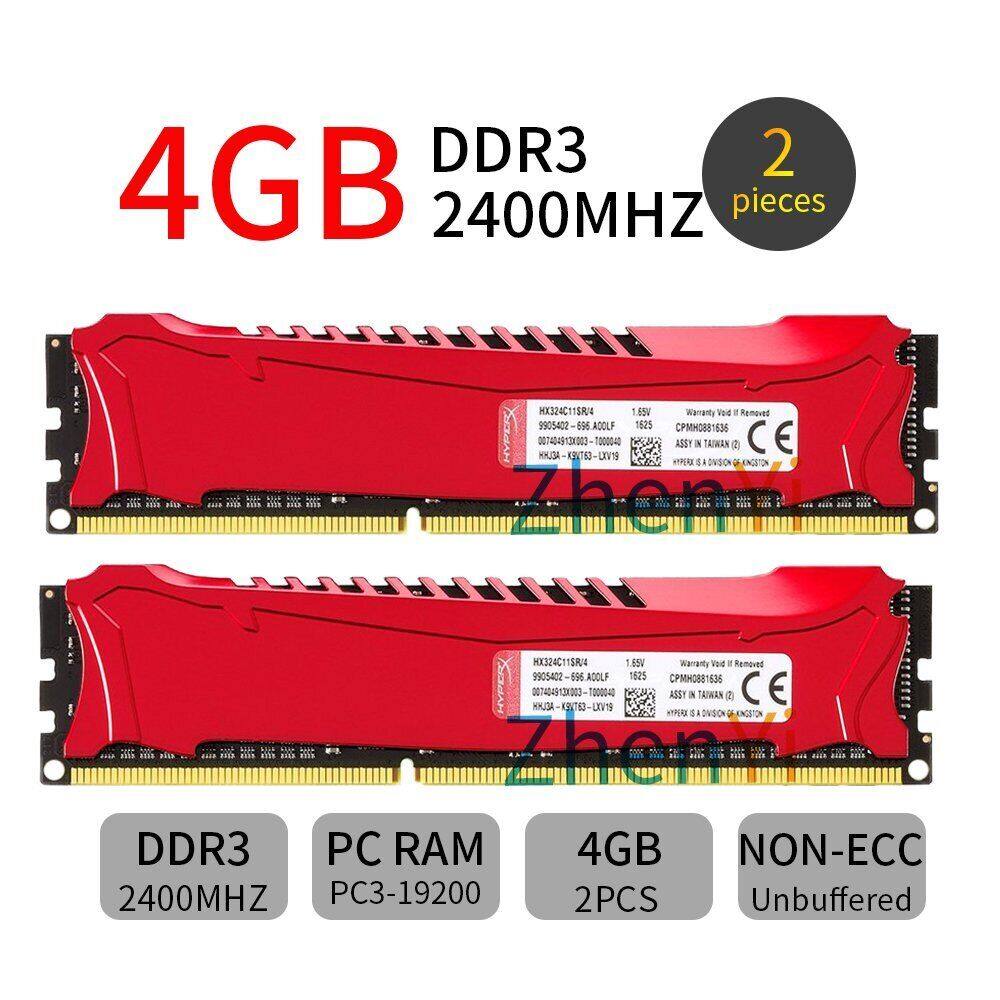 King ston HyperX SAVAGE 8GB Kit 2x 4GB DDR3 OC 2400MHz HX324C11SR/4 PC Memory RAM