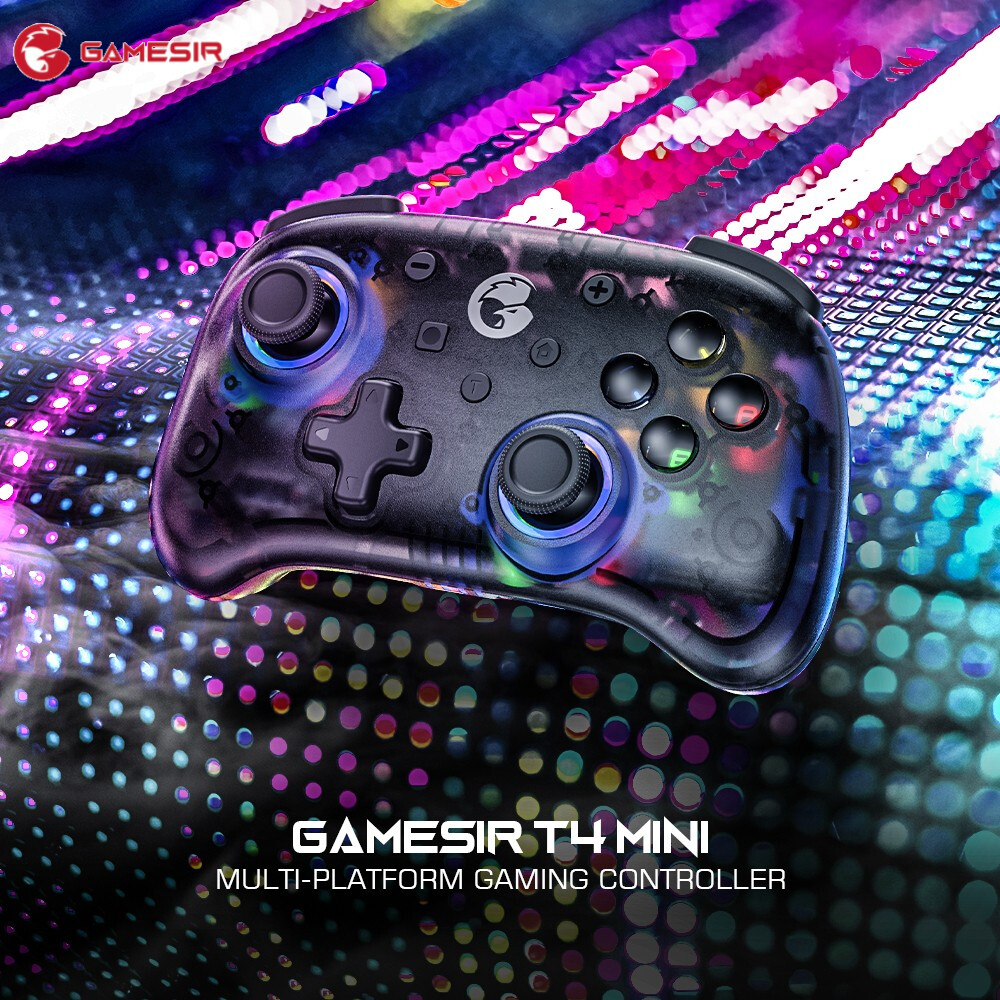 Tay Cầm Chơi Game Bluetooth Mini GameSir T4 Chính Hãng Bộ Điều Khiển Di Động Cho Nintendo Switch, Trò Chơi Apple Arcade Và MFi, Tương Thích Với Android,PC
