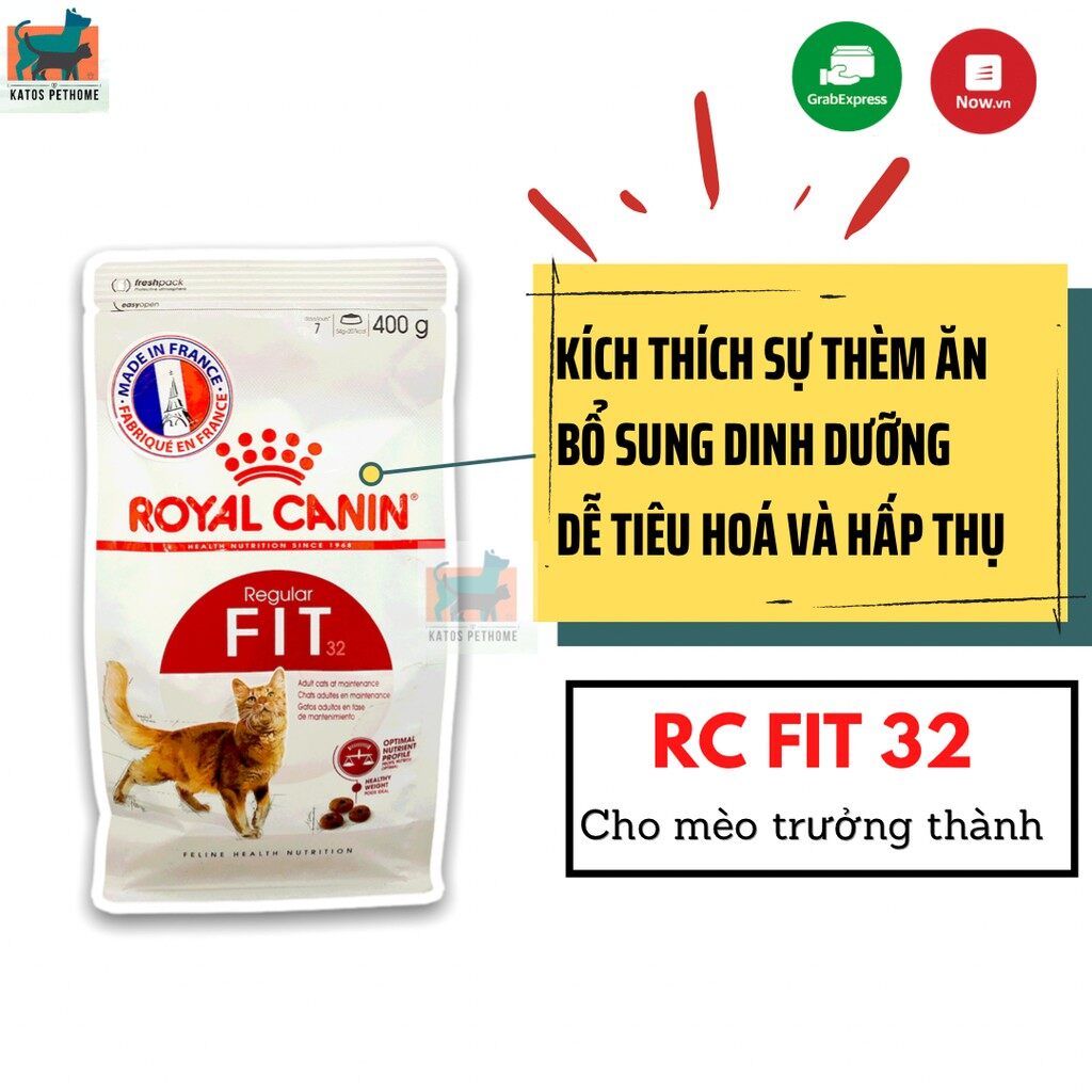 Hạt thức ăn cho mèo royal canin fit 32 túi 1kg