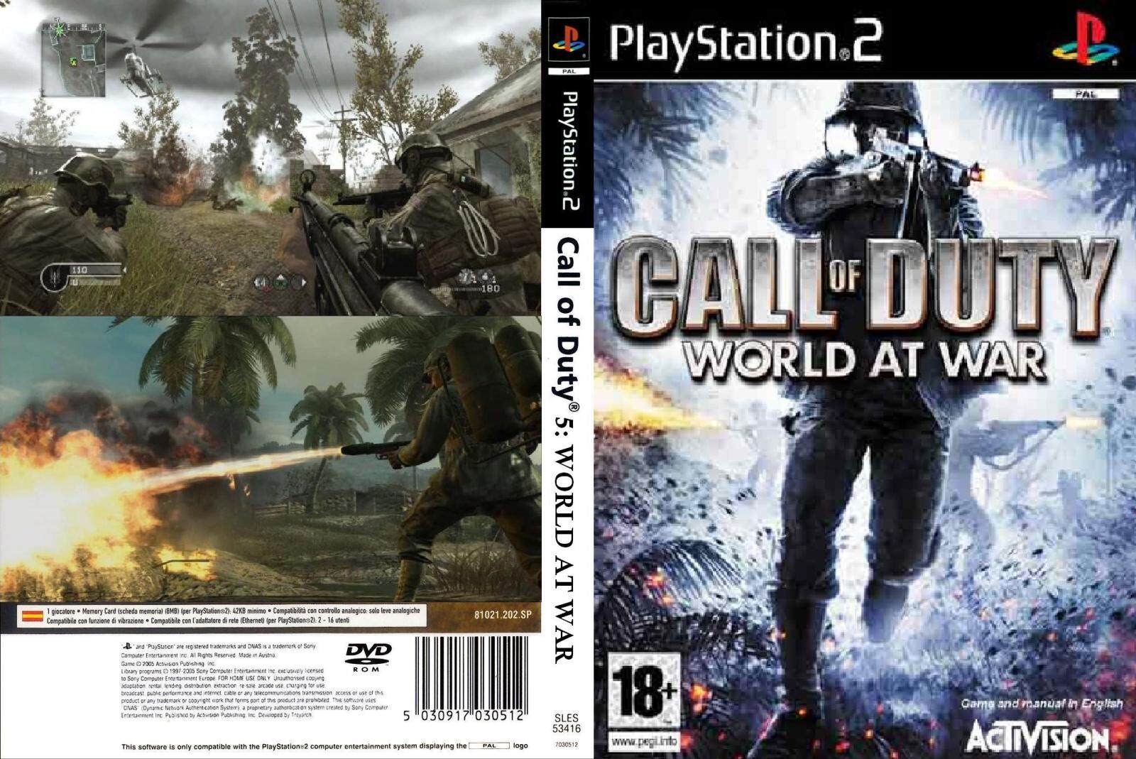 call of duty ps2 games