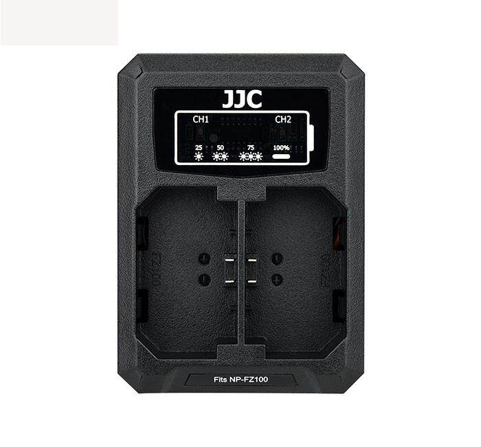 JJC USB Dual Battery Charger for Sony ILCE