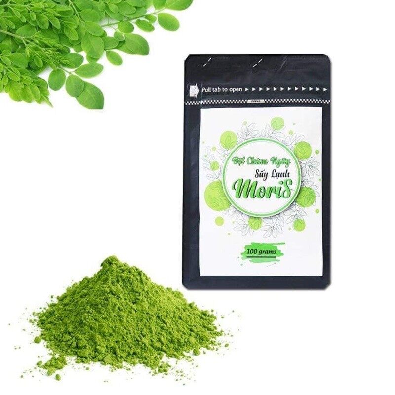 Bột chùm ngây sấy lạnh moris 100g