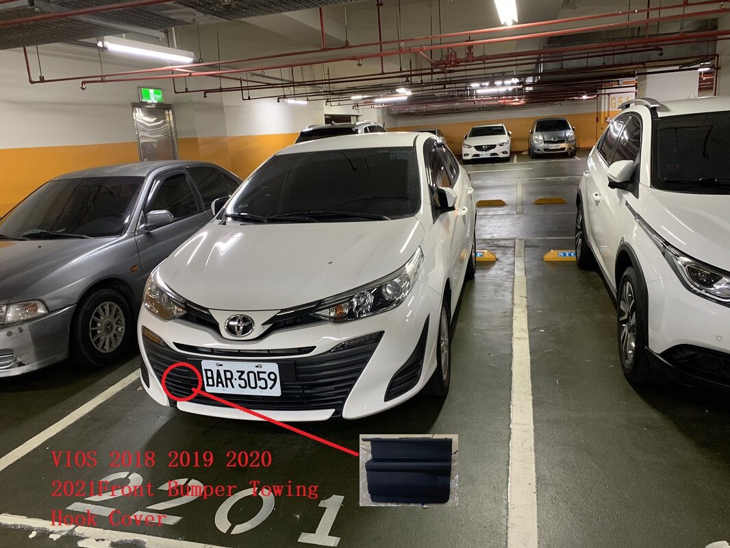 Ốp Lưng Cản Trước Kéo Móc Cho Toyota VIOS 2018 2019 2020