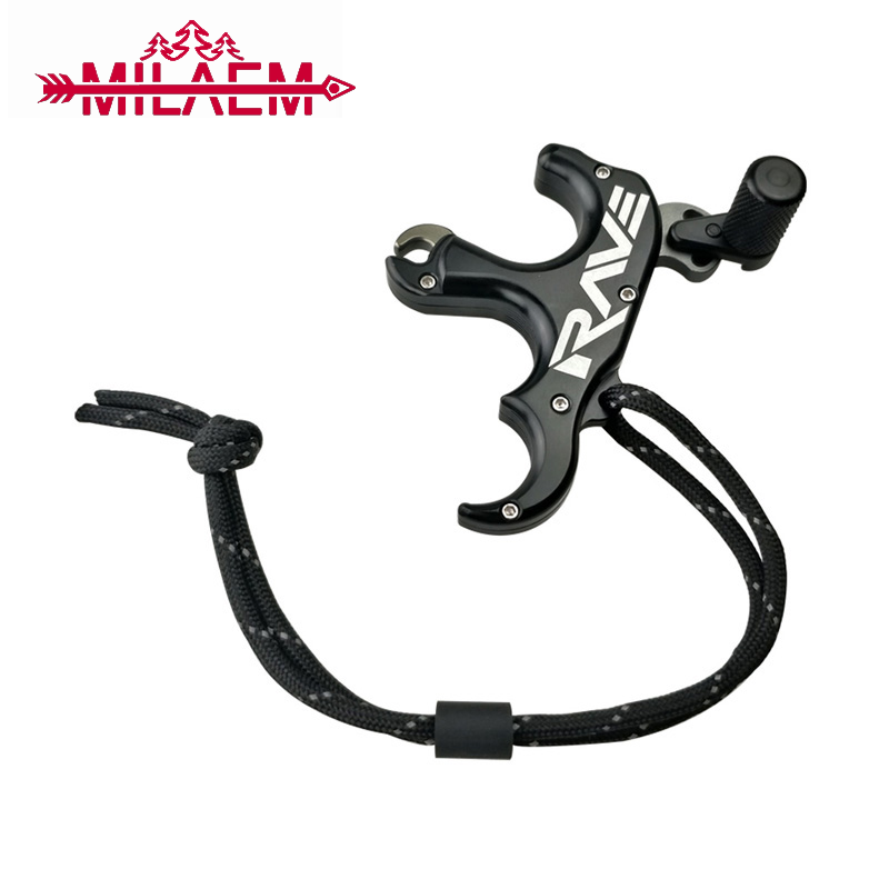 Three-Finger Grip Caliper Outdoor Compound Bow Release Aids Thumb Adjust Accessories Shooting Training ราคา 2,676 บาท*ส่งฟรี