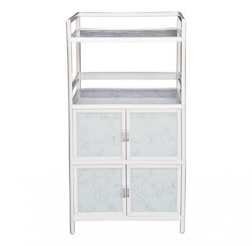 Global House CLOSE ตู้อเนกประสงค์ ขนาด 63x43x122 ซม. AURA-H สีขาว รับประกันของเเท้! ราคา 2,628 บาท*ส่งฟรี