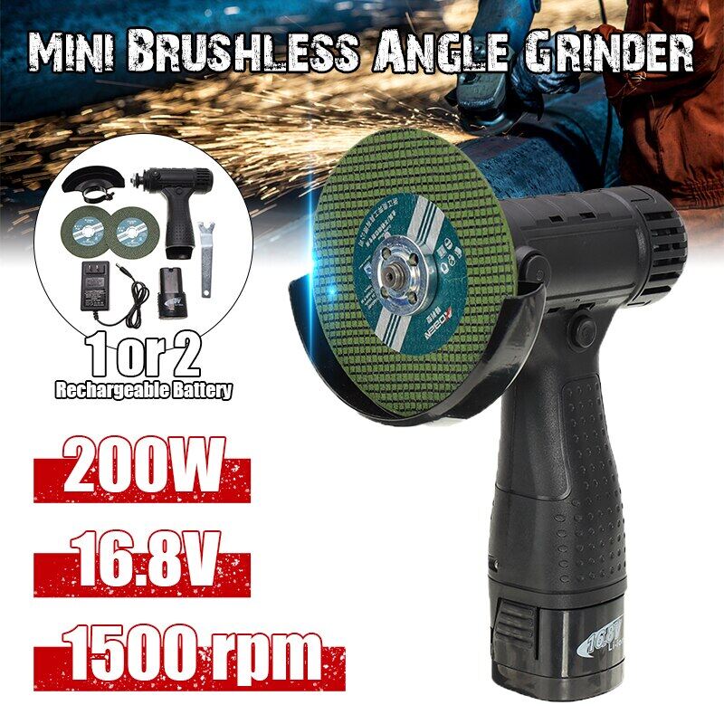 200W 16.8V Mini không dây máy xay góc máy đánh bóng Thiết bị cắt Cỡ Nhỏ dụng cụ điện sạc