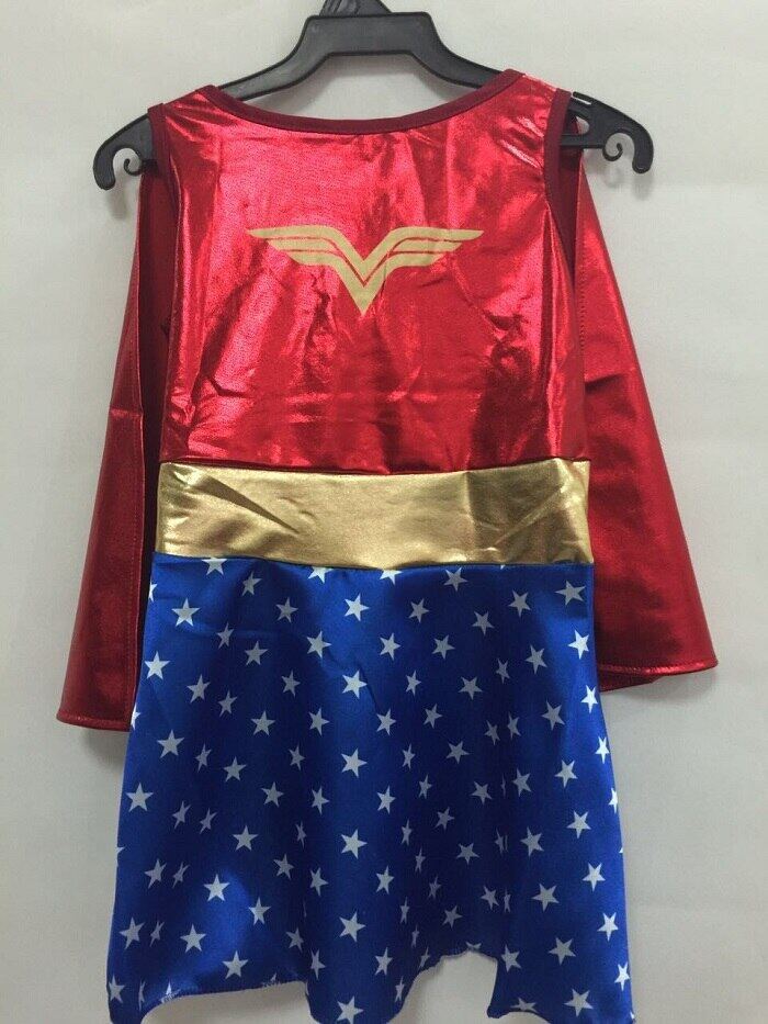Wonder Girl Costume Children Dress Up Superhero Cosplay Halloween Costume
