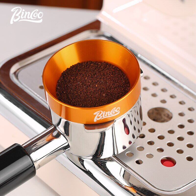 Bincoo vòng định lượng thông minh nam châm 51//53/58mm bát pha cà phê bột đầm cà phê dụng cụ pha cà phê espresso phễu lọc