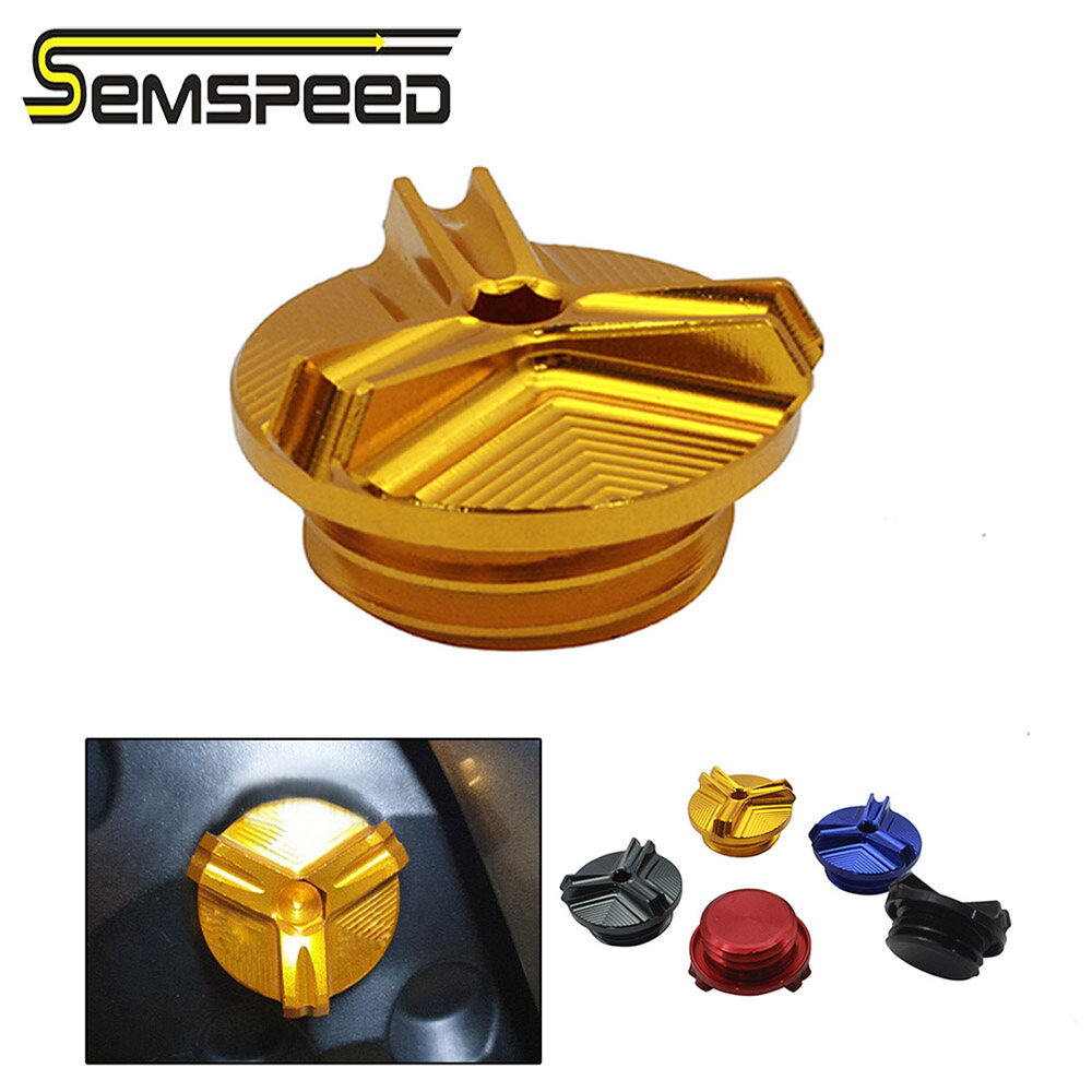SEMSPEED Universal For Honda CBR150R CBR500R REBEL 500 CBR250R GROM/MSX125 Motorcycle M27 Engine Oil Plug Filter Cover Cap ราคา 431 บาท*ส่งฟรี
