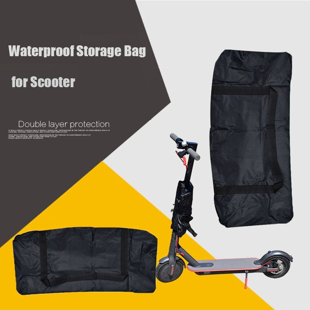 Tcbsc8183 xiaomi m365 màu đen có thể gập lại cho ninebot es1/es2 phụ kiện xe tay ga điện túi đựng có khóa kéo túi đựng ván trượt