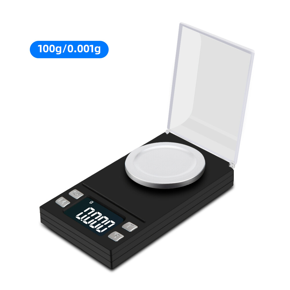 Yieryi cân điện tử 100g/50g/20g/10g, trang sức cân kỹ thuật số lcd 0.001 thảo dược cân trọng lượng milligram phòng thí nghiệm tiện dụng