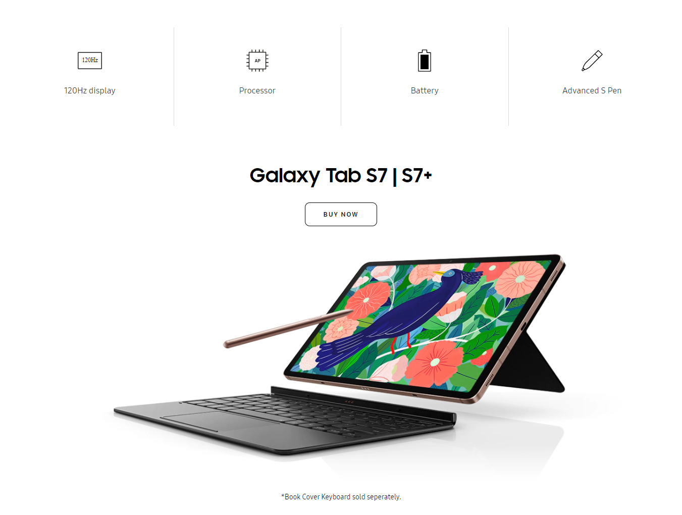 Samsung Galaxy Tab S7+ Wifi 12.4