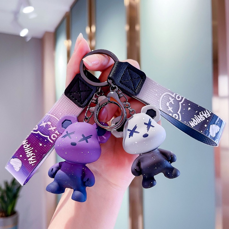 5 mẫu móc khóa gấu đôi dễ thương