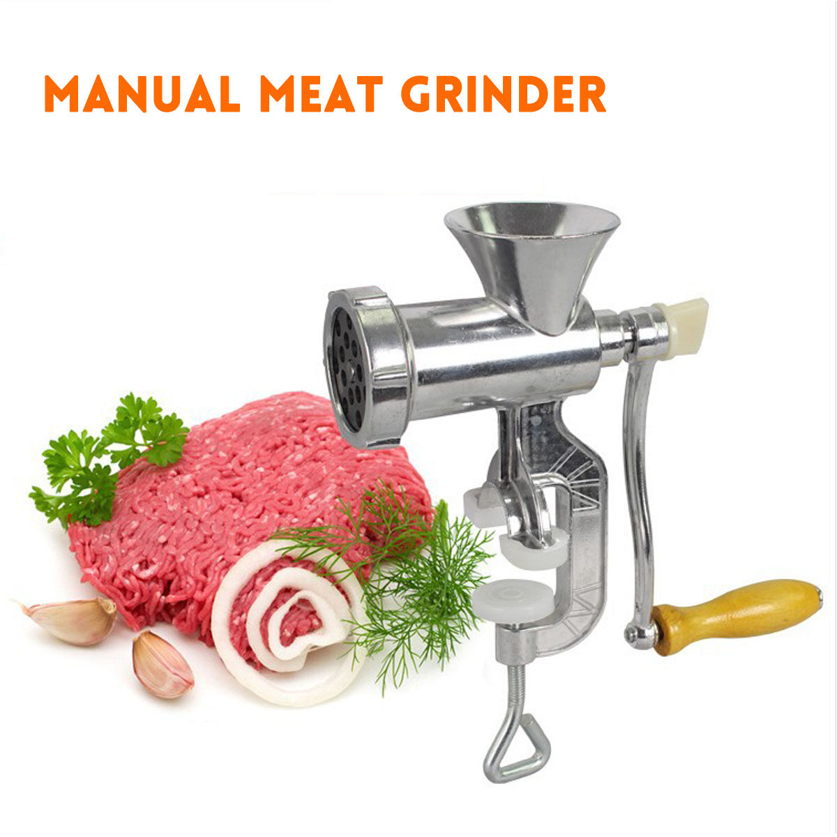 Generic Heavy Duty Hand Manual Meat Grinder Mincer Stuffer Sausage